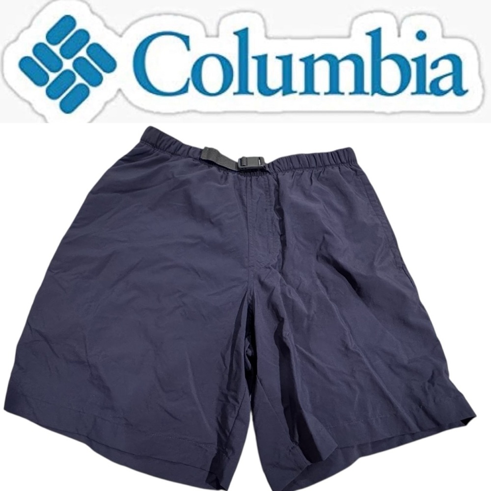 NWT, Small Columbia Men's Dark Blue Athletic Shorts